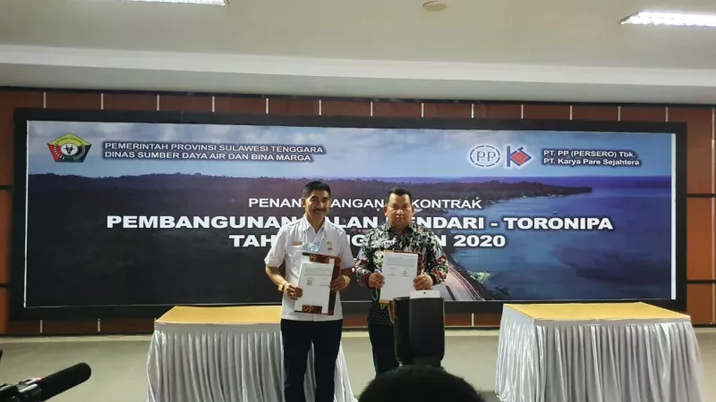 PP dan KPS Bakal Kerjakan Jalan Kendari-Toronipa Tahap II