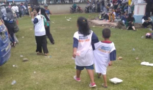 Deklarasi Tony-Baharuddin Melibatkan Anak Kecil