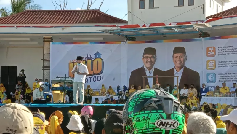 Serahkan Mandat, Mantan Ketua Tim Bangka Sarope Titip Pesan Politik santun