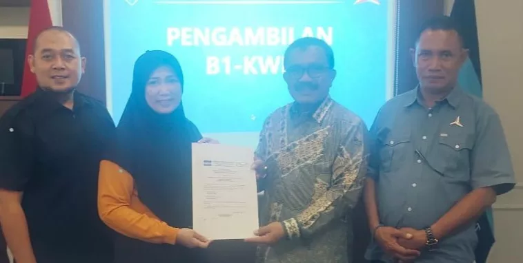 Paslon HALO Terima B1KWK Partai Demokrat