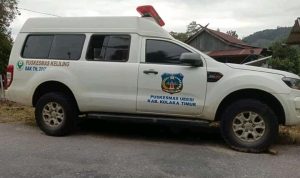 Ambulance Puskesma Ueesi Ditelantarkan