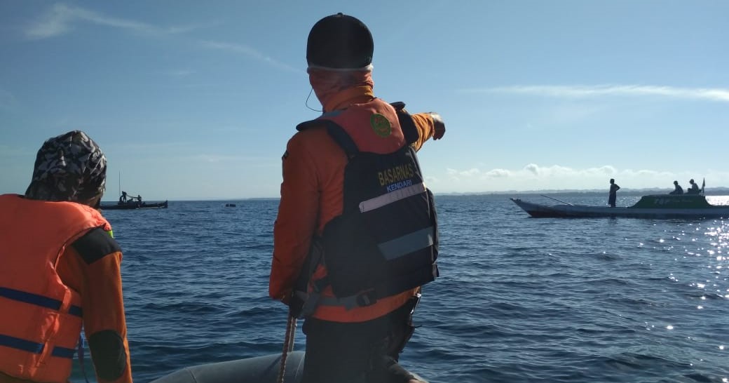 Basarnas Hentikan Pencarian Nelayan Asal Bombana yang Jatuh ke Laut
