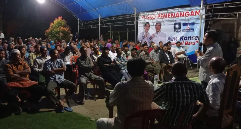 Endang-Wahyu Silaturahmi dengan Warga Basala