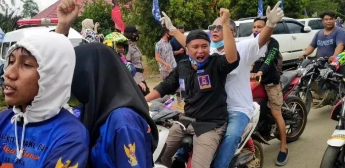 Keri Konggoasa Hadiri Deklarasi Tony-Baharuddin