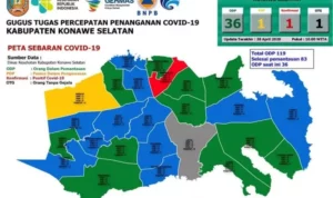 Pasien Covid 19 di Konsel Bertambah 6 Orang