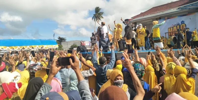 Deklarasi Halo Diramaikan Ribuan Pendukungnya