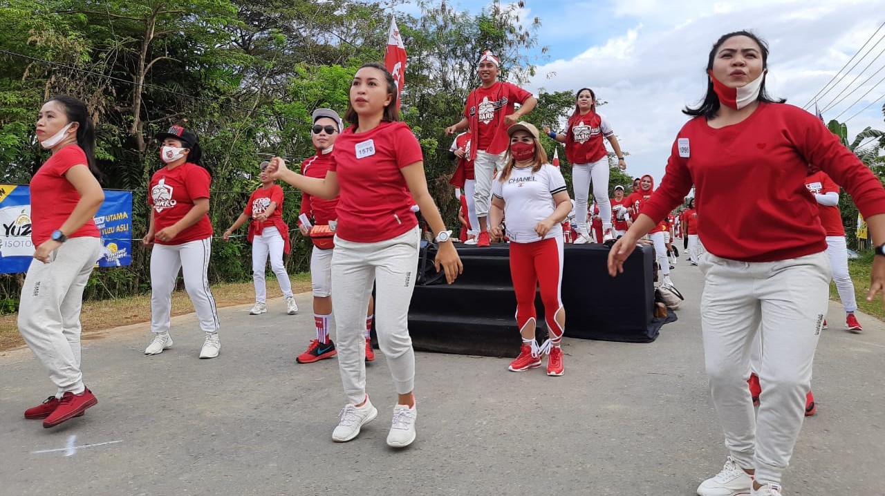 Sparko Indonesia Gelar Zumba Party Merah Putih