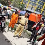 2 RT di Kelurahan Dapu Dapura Disemprot Disinfektan