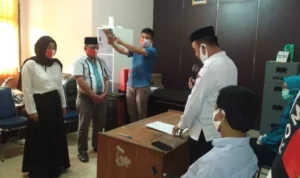 Tiga PPS Pengati Antar Waktu di Konsel dilantik