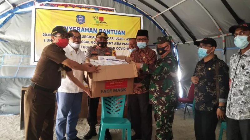 bi Kebagian 20.000 Masker dari UCLG ASPaC