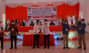 Pengundian Selesai, Ini Nomor Urut Paslon di Pilkada Butur