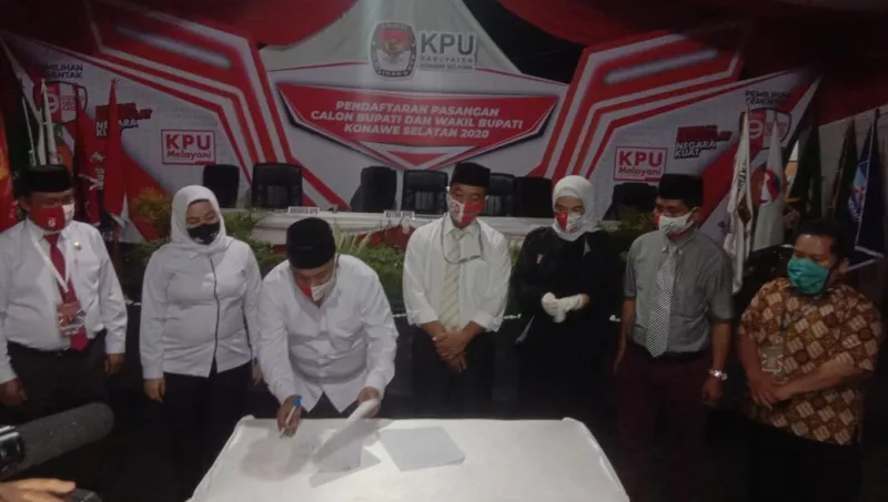 Tutup Pendaftaran, KPU Konsel Jelaskan Kehadiran Sekda