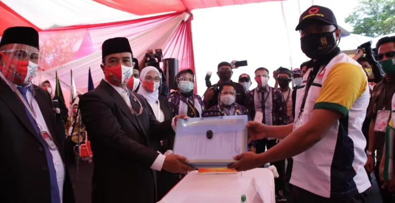 KPU Konsel Terima Berkas Dua Bakal Paslon