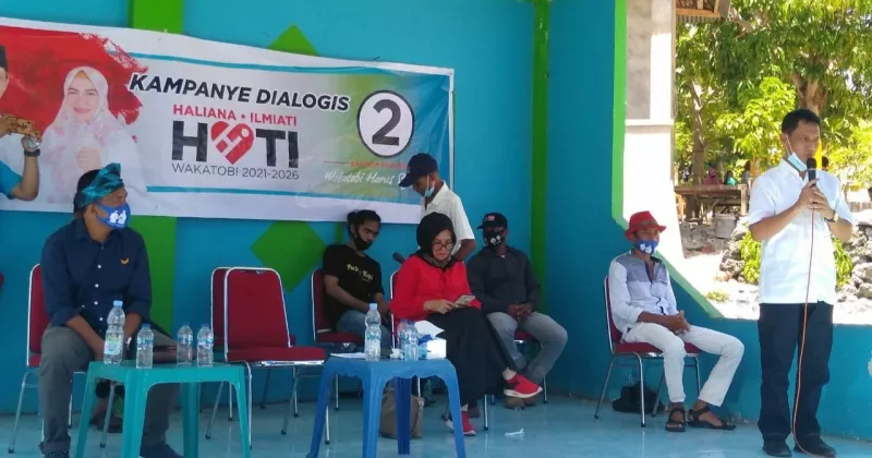 Paslon HATI Perjuangkan Listrik 24 Jam di Binongko