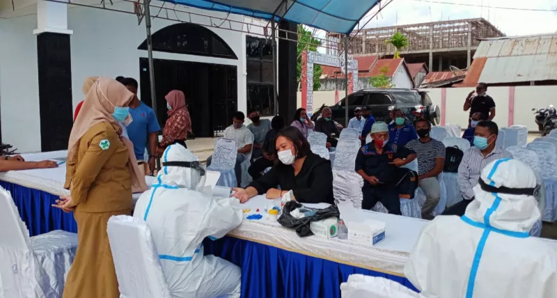 KONI Sultra Laksanakan Rapid Test Bagi Atlet PON XX