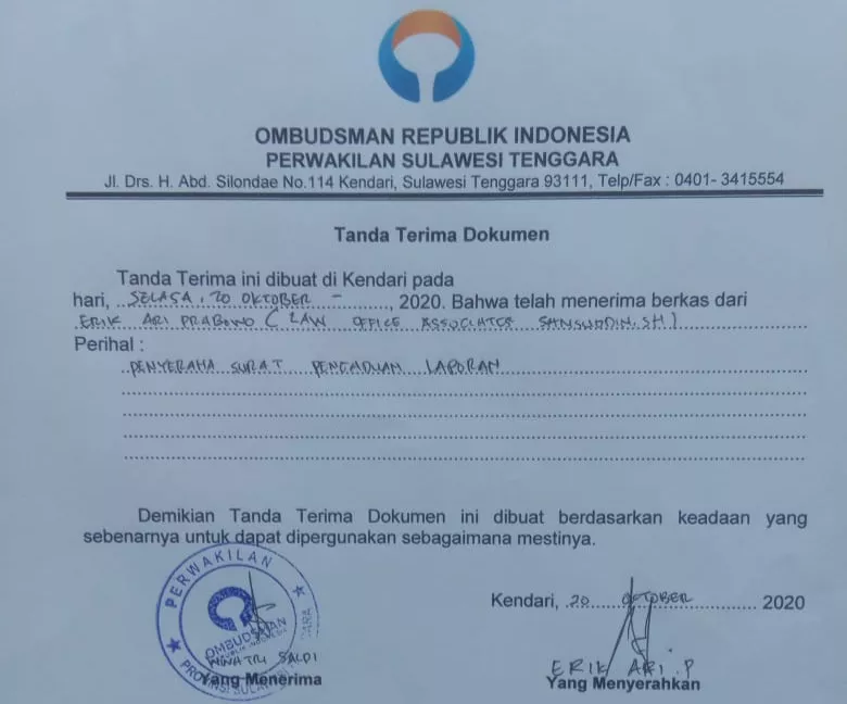 Kadis Kesehatan Konsel Dilaporkan ke Ombusdman