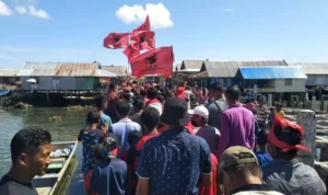 Paslon HATI Janjikan Listrik Desa Sama Bahari Disambung Bulan Ini