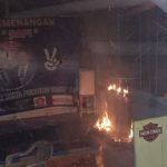 Posko Pemenangan RAPI di Raha III Dibakar OTK,