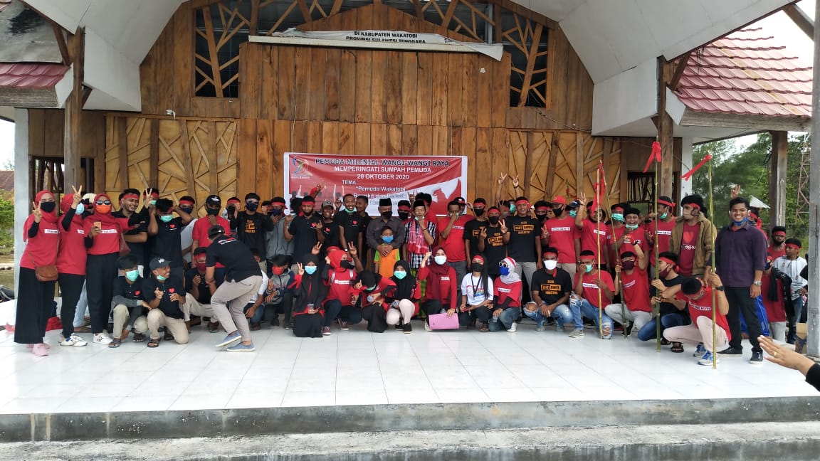 Pemuda Milenial di Wakatobi Komitmen Menangkan HATI