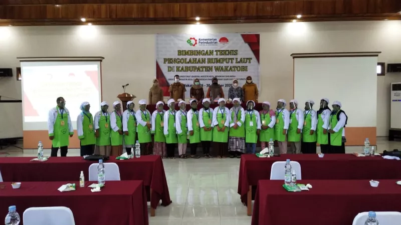 IKM di Wakatobi Dilatih Pengolahan Rumput Laut