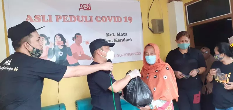Asli Peduli Covid 19, Sambangi 4 Kelurahan