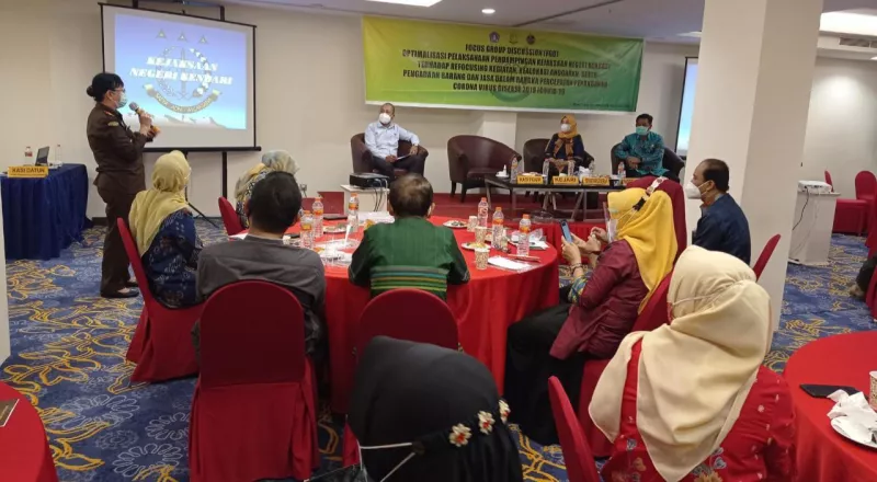 Sekda Buka FGD Pendampingan Dana Refocusing Penanganan COVID-19