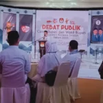 Debat Terbuka Paslon Bupati dan Wabup Konsel Berlangsung Ketat
