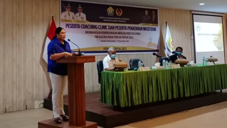 Ketua KONI Buka Coaching Clinic dan Pelatihan Wasit