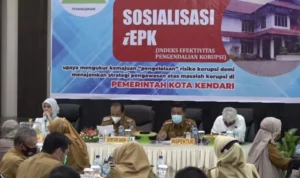 Cegah Korupsi, OPD Pemkot Kendari Ikut Sosialisasi IEPK