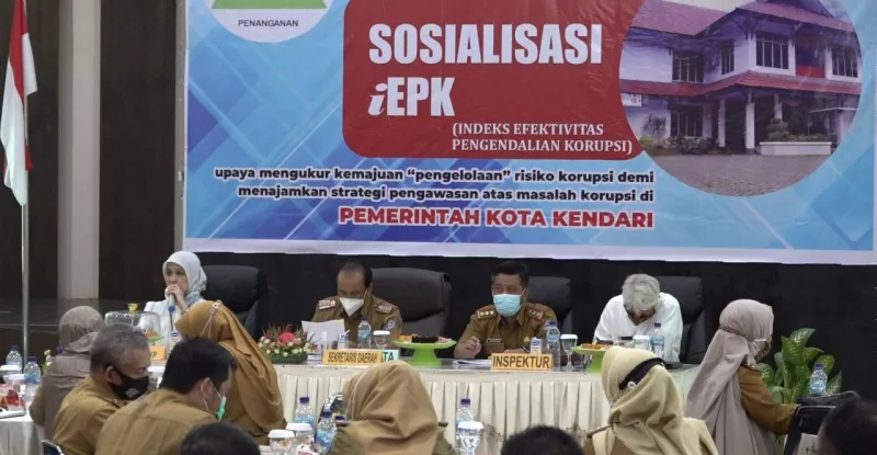 Cegah Korupsi, OPD Pemkot Kendari Ikut Sosialisasi IEPK