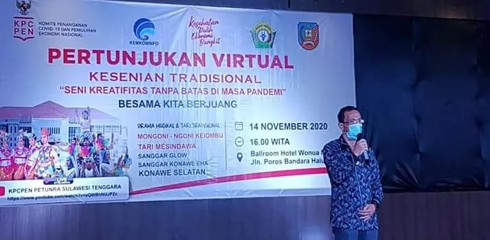 Pemda Konsel Gelar Pentas Seni Tradisional