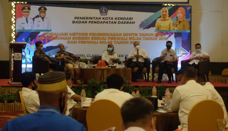 Bapenda Kendari Gelar Sosialisasi Metode Pemberkasan BPHTB Tahun 2021