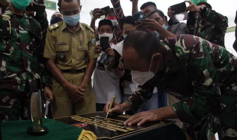 Pangdam XIV Resmikan Mesjid An Nur di Konsel
