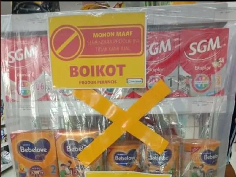 Satu Mini Market di Kendari Boikot Produk Prancis