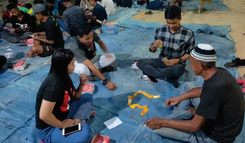 Relawan ASR di Konsel Gelar Lomba Berhadiah dan Sumbang Kubah Masjid