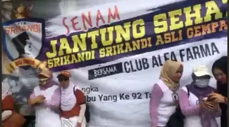 Srikandi Gempar Laksanakan Senam Jantung Bersama
