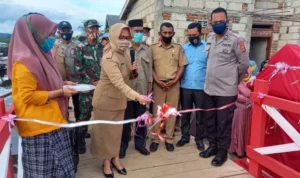 Dinsos Butur, Resmikan Jembatan Forum Keserasian Sosial