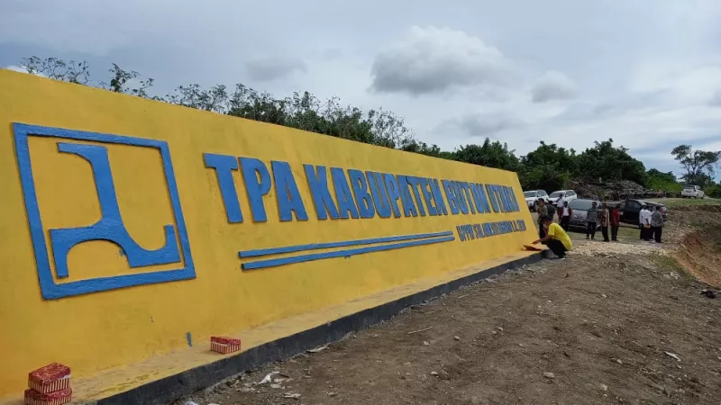 Serah terima dengan BPP Sultra, Butur Kini miliki TPA Sampah