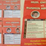 Kampanye Hitam Benturkan Dua Paslon, Tim RAG-SS Minta Penegak Hukum Kejar Pelaku KONSEL - Jelang hari pencoblosan pilkada Konawe Selatan, kubu Rusmin Abdul Gani (RAG) - Senawan Silondae (SS), mulai diserang beragam konten kampanye hitam. Rabu pagi (02/12/2020), aneka kemasan kampanye hitam yang dianggap merugikan Rusmin - Senawan, tiba-tiba bertebaran di beberapa Kecamatan Konawe Selatan, yakni berupa pamflet. Meski redaksi kalimatnya normatif, dalam pamflet tersebut membandingkan salah satu paslon lainnya. Umumnya berisi pembanding yang dapat berimplikasi pada upaya pecah belah atau adu domba merugikan pasangan calon nomor satu. Herman Pambahako, selaku Kordinator dapil empat pemenangan RAG - SS langsung bereaksi atas kampanye hitam. Olehnya itu, dirinya langsung menginstruksikan seluruh jaringan tim sukses dan relawannya untuk tetap menjaga stabilitas kemanan daerah sembari mengumpulkan bukti-bukti tersebut. ‘’Poinnya bahwa pihak RAG-SS tidak pernah membuat selebaran itu. Ada pihak lain yang coba membenturkan atau mengadu domba kami dengan salah satu paslon untuk mencari simpati masyarakat" ungkapnya. Sebagai tim lima, Herman pun menyesalkan kampanye hitam jelang minggu tenang. Ini dianggap merusak harapan pilkada damai di Kabupaten Konawe Selatan. "Ini sangat kita sesalkan ada kampanye hitam yang mengadudomba antar sesama paslon. Saya harap penyelenggara dan aparat kepolisian untuk mengusut kasus tersebut, agar pesta demokrasi di Konsel tidak tercederai" ucapnya.