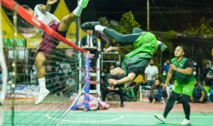 Tim Sepak Takraw PON Sultra Juara Magaga Cup