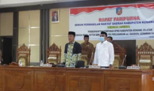 DPRD Konsel Gelar Paripurna Pemberhentian Senawan Silondae