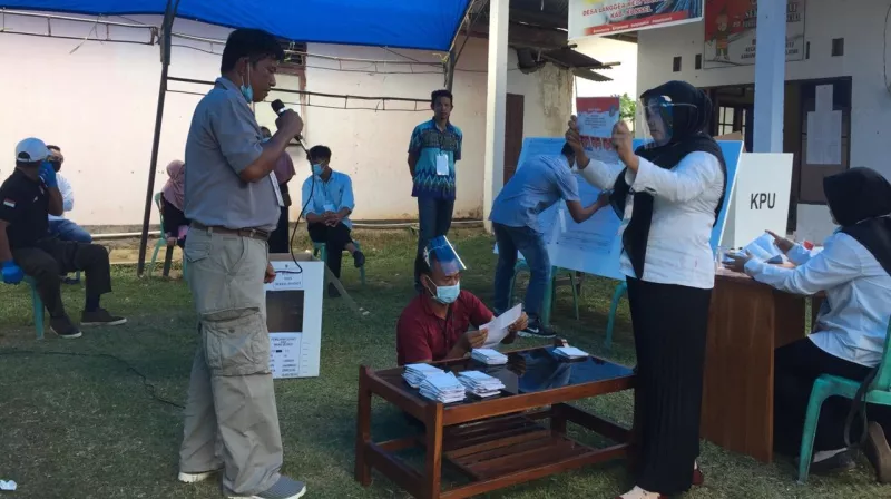 Paslon Suara Unggul Dua TPS di Langgea
