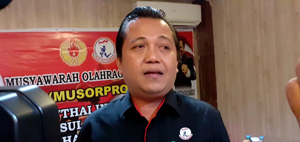 Atlet Muaythai Sultra Latihan di Surabaya
