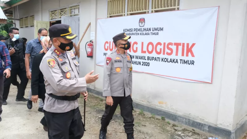Kapolda Pantau Persiapan Pengamanan Pilkada di Koltim