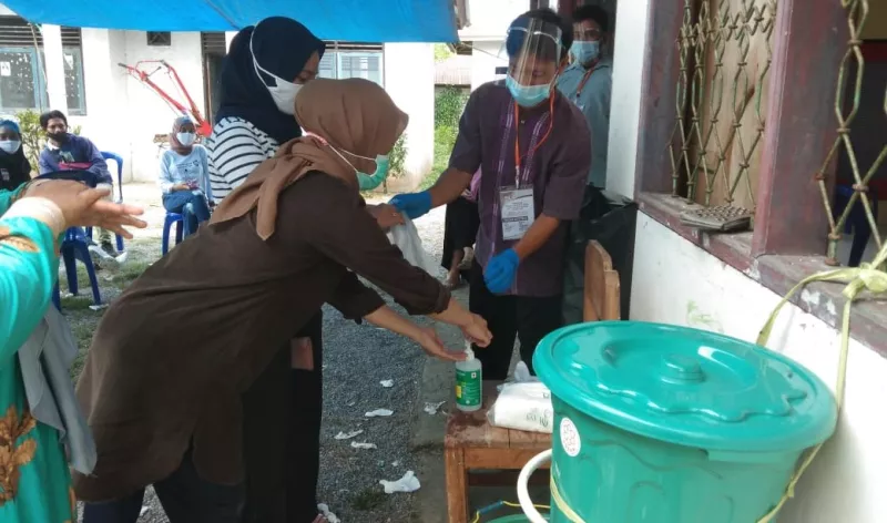 TPS Tambosupa Terapkan Prokes Covid 19 Dengan Ketat