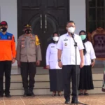 Pemkot Kendari Bersama Tim Yustisi Gelar Apel Pengamanan