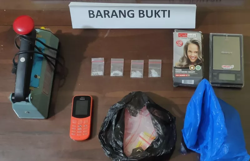 Polisi Bekuk Dua Pengedar Sabu Jaringan Lapas