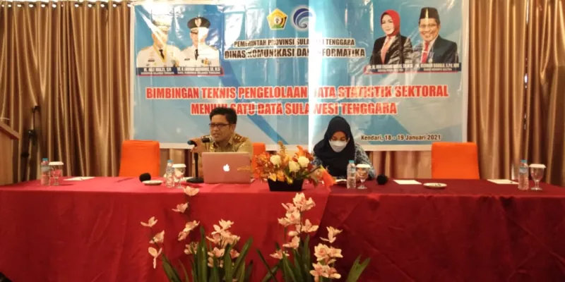 Diskominfo Sultra Gelar Bimtek Statistik Sektoral