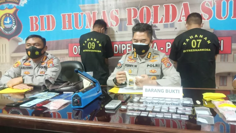 Ditresnarkoba Bekuk Dua Pelaku Pengedar Sabu