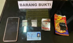 Polda Sultra Amankan Ibu RT Pengguna Sabu